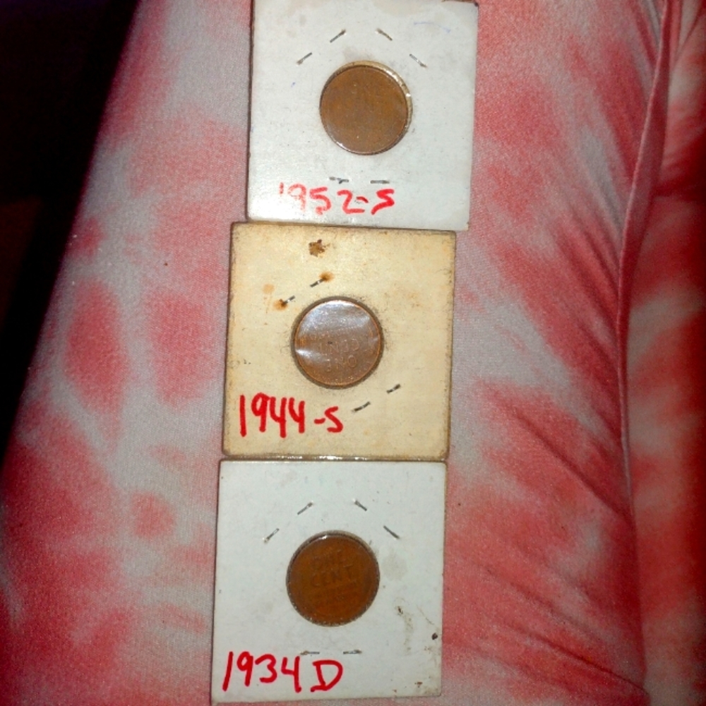 4 wheat pennies